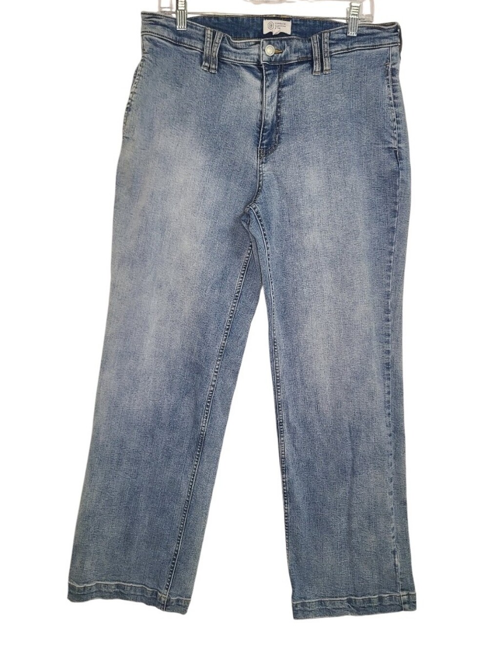 Candace Cameron Bure High Rise Straight Leg Jeans Blue Denim Size 12